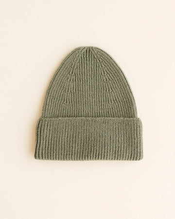 adult beanie fonzie - artichoke - hvid
